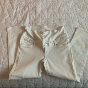 White Mama Skinny Jeans by H&M Mama